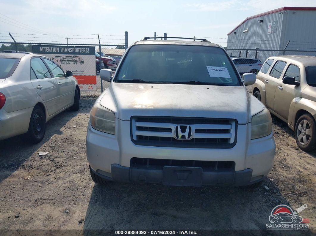 5FNYF28218B017857 2008 HONDA PILOT photo no. 6