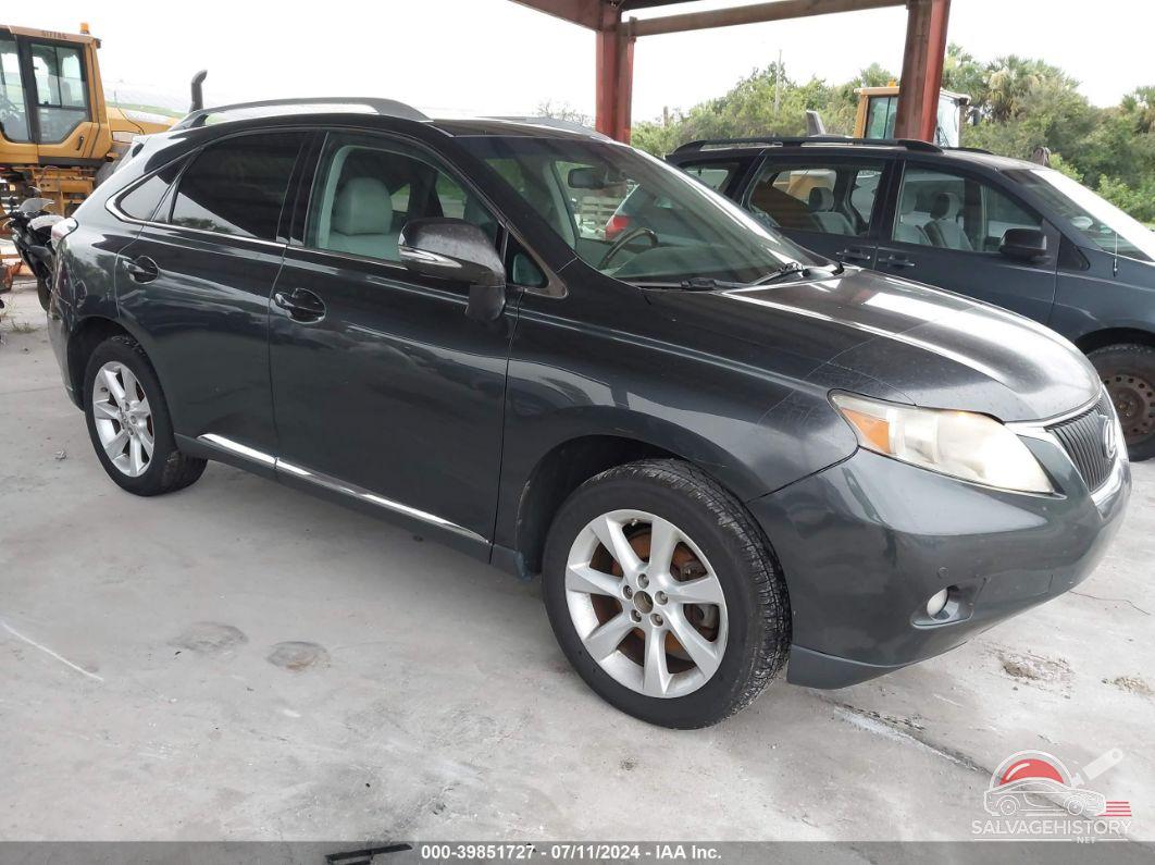 2T2ZK1BA5AC037125 2010 LEXUS RX 350 photo no. 7