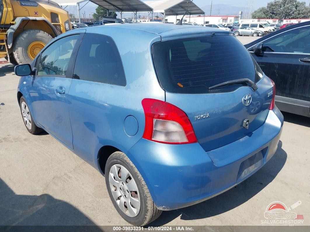 JTDJT923085160420 2008 TOYOTA YARIS photo no. 3
