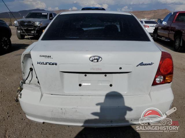 KMHCG45C25U655775 2005 HYUNDAI ACCENT photo no. 6