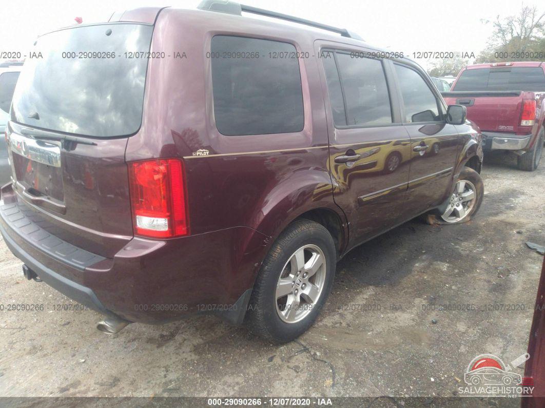 5FNYF38549B000956 2009 HONDA PILOT photo no. 4