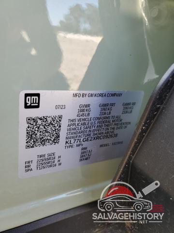 KL77LGE2XRC092638 2024 CHEVROLET TRAX 1RS photo no. 13