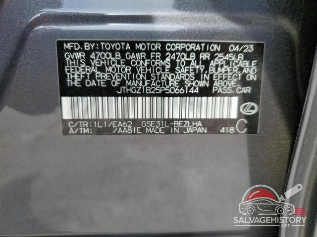 JTHGZ1B25P5066144 2023 LEXUS IS 350 F S photo no. 12