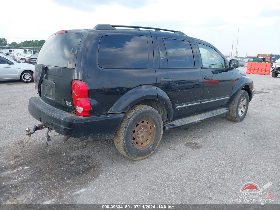 1D8HB58D84F137628 2004 DODGE DURANGO photo no. 4