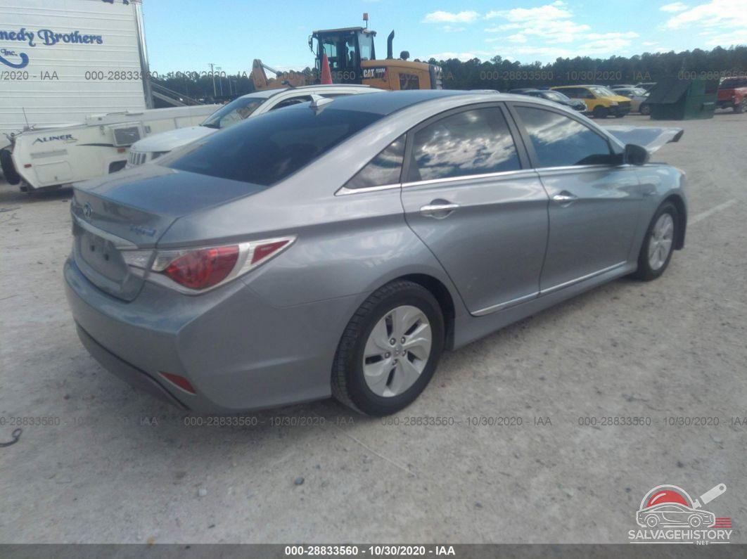 KMHEC4A41FA119549 2015 HYUNDAI SONATA HYBRID photo no. 4