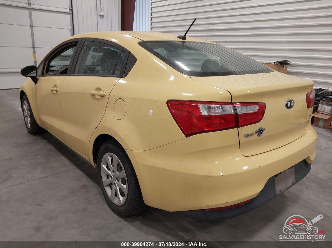 KNADM4A35G6584034 2016 KIA RIO photo no. 3
