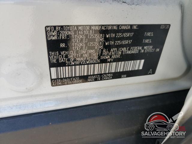 2T3W1RFV2LW080626 2020 TOYOTA RAV4 photo no. 13