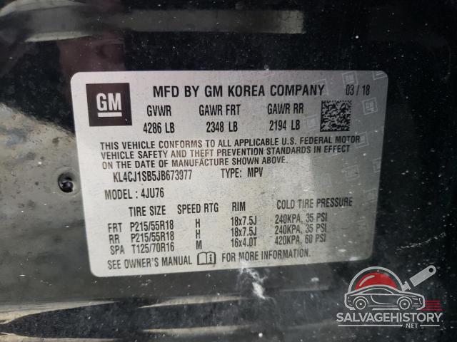 KL4CJ1SB5JB673977 2018 BUICK ENCORE photo no. 13