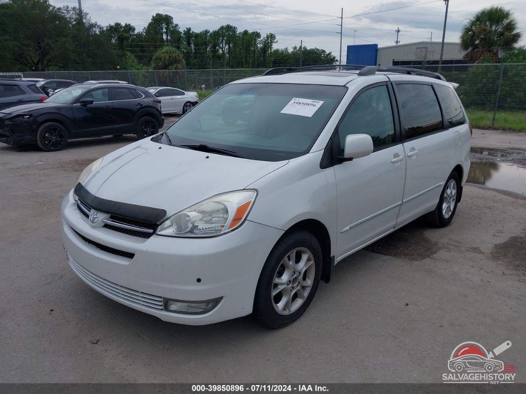 5TDZA22C15S307740 2005 TOYOTA SIENNA photo no. 2