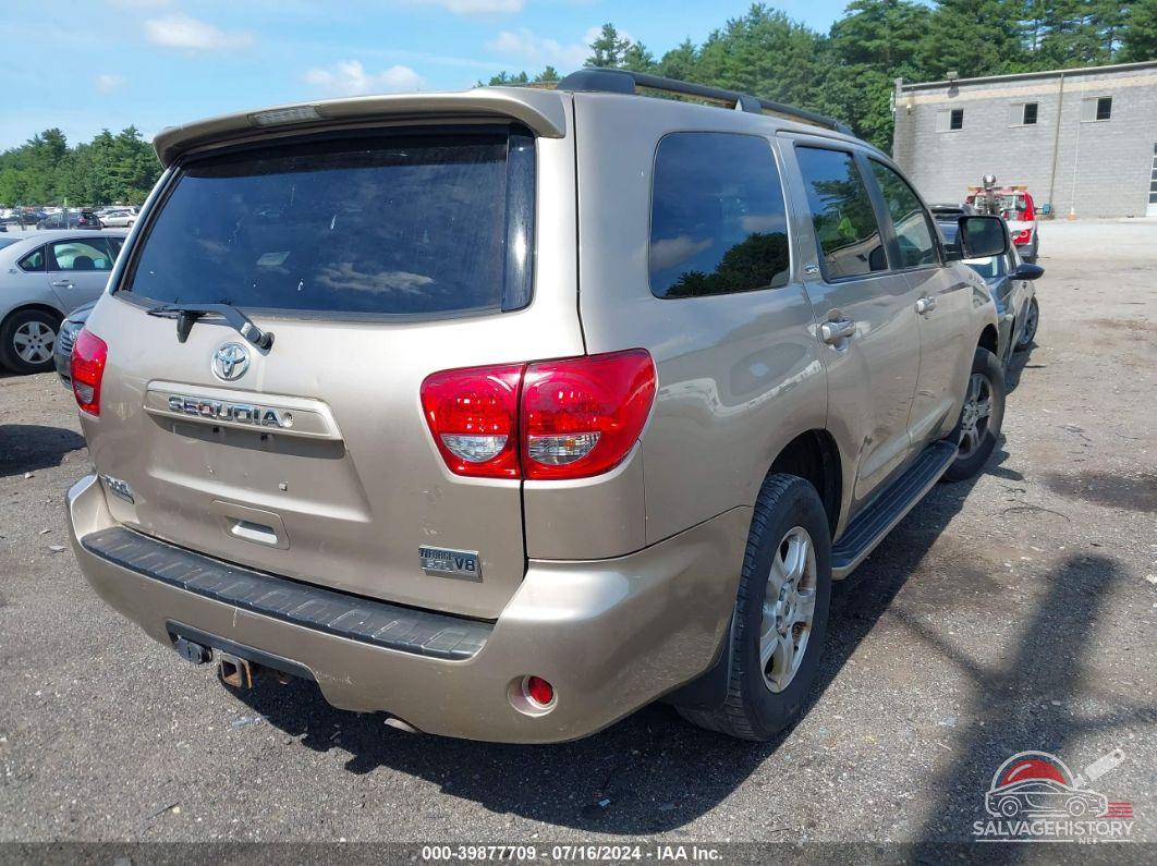5TDBY64A08S009328 2008 TOYOTA SEQUOIA photo no. 4