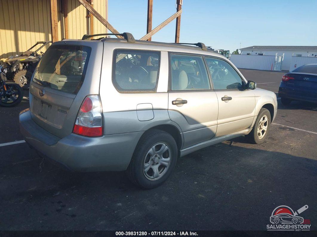 JF1SG63697H742261 2007 SUBARU FORESTER photo no. 4