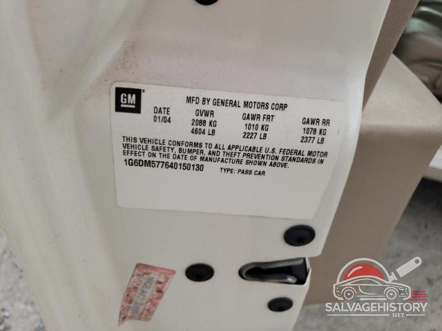 1G6DM577640150130 2004 CADILLAC CTS photo no. 12
