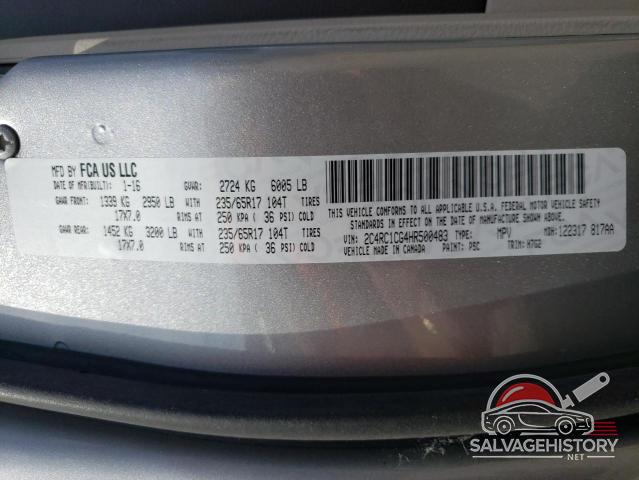 2C4RC1CG4HR500483 2017 CHRYSLER PACIFICA photo no. 13