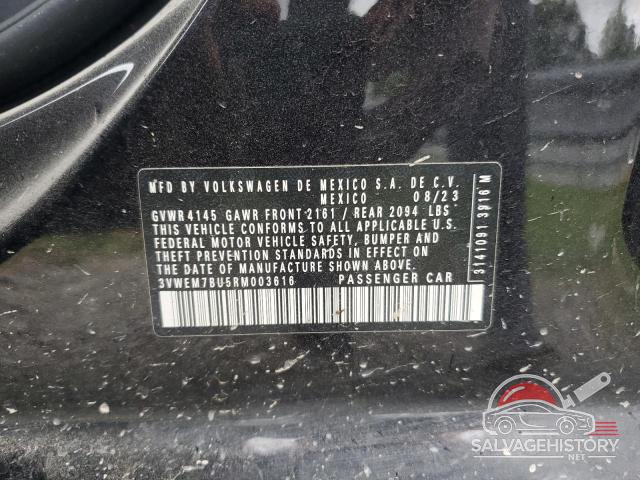 3VWEM7BU5RM003616 2024 VOLKSWAGEN JETTA photo no. 12