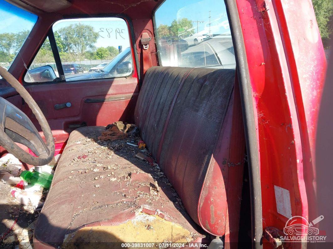 2FTEF25Y1HCA16596 1986 FORD F250 photo no. 8