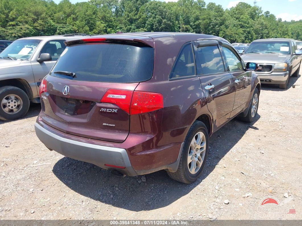 2HNYD28699H527260 2009 ACURA MDX photo no. 4