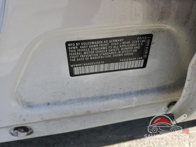 WVWRP7ANXDE525579 2013 VOLKSWAGEN CC photo no. 12