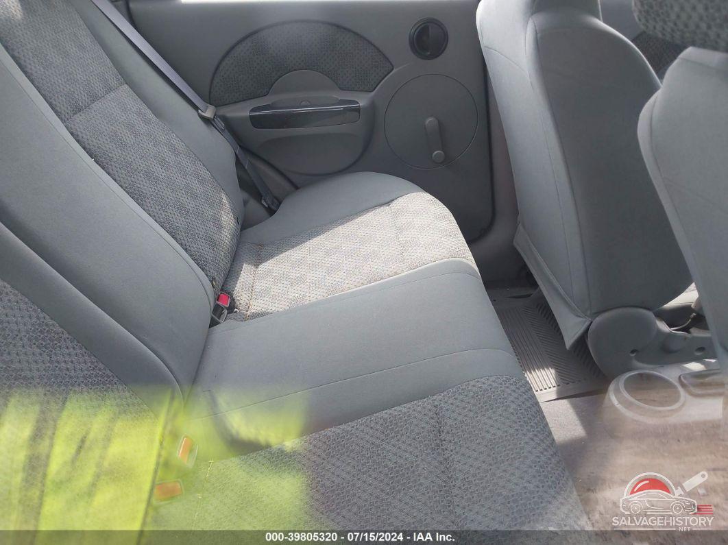KL1TD52645B469000 2005 CHEVROLET AVEO photo no. 8