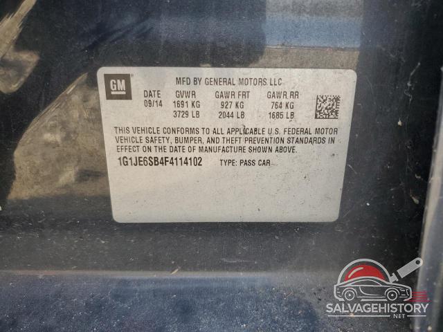 1G1JE6SB4F4114102 2015 CHEVROLET SONIC photo no. 12