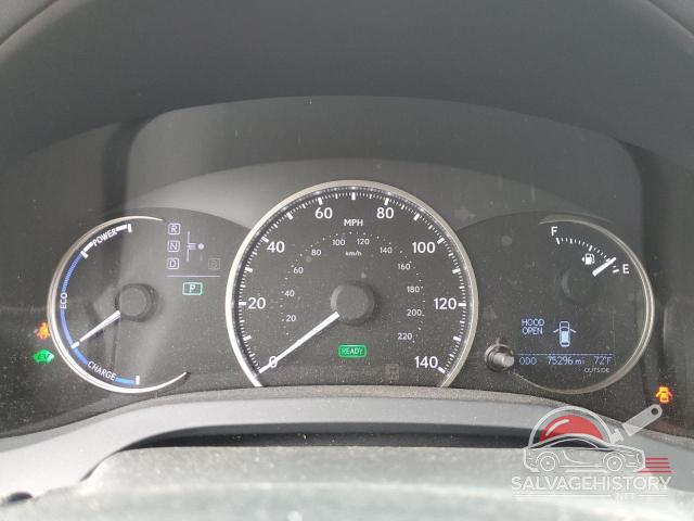 JTHKD5BH4G2255289 2016 LEXUS CT 200 photo no. 9