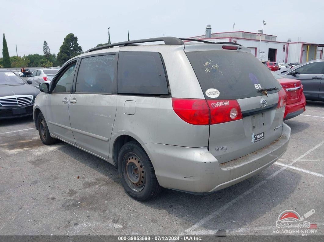 5TDZK23C27S065832 2007 TOYOTA SIENNA photo no. 3