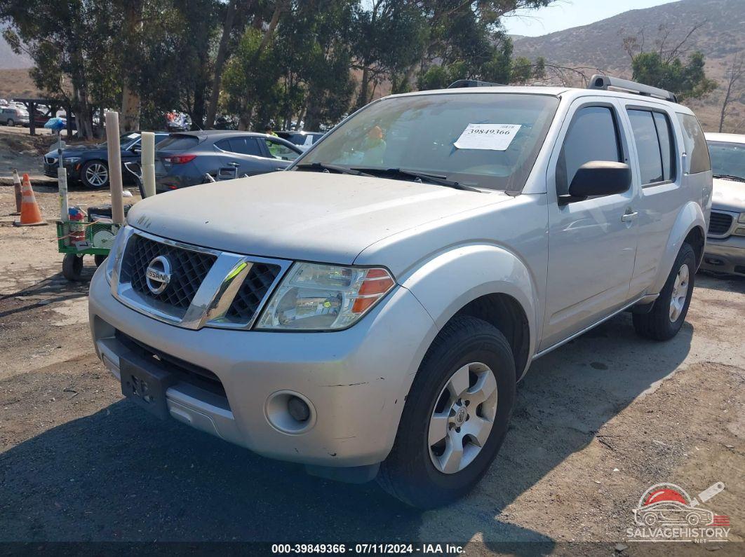 5N1AR18U58C644672 2008 NISSAN PATHFINDER photo no. 2