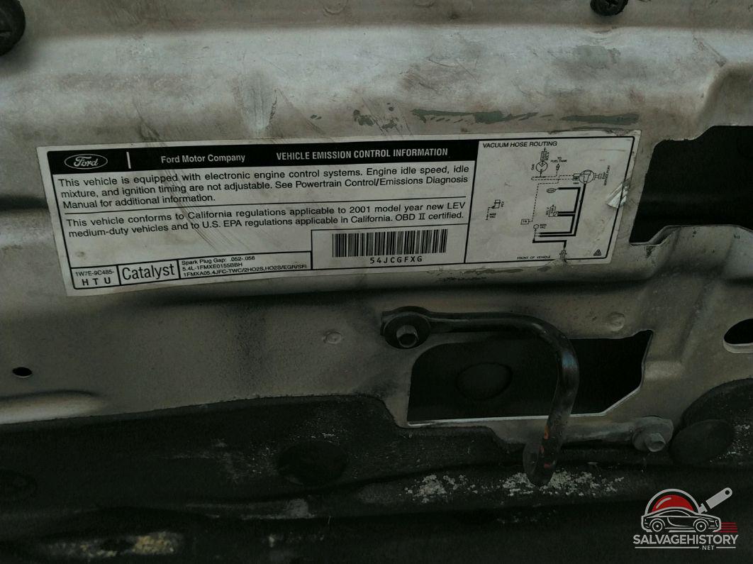 1FTNX20L41EC24738 2001 FORD SUPER DUTY F-250 photo no. 6