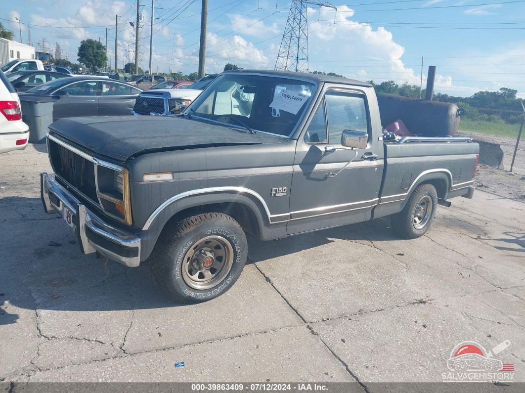 2FTCF15N9GCA98115 1986 FORD F150 photo no. 2