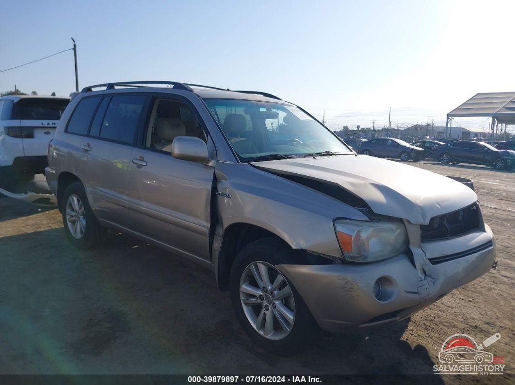 JTEDW21A370017397 2007 TOYOTA HIGHLANDER HYBRID photo no. 3