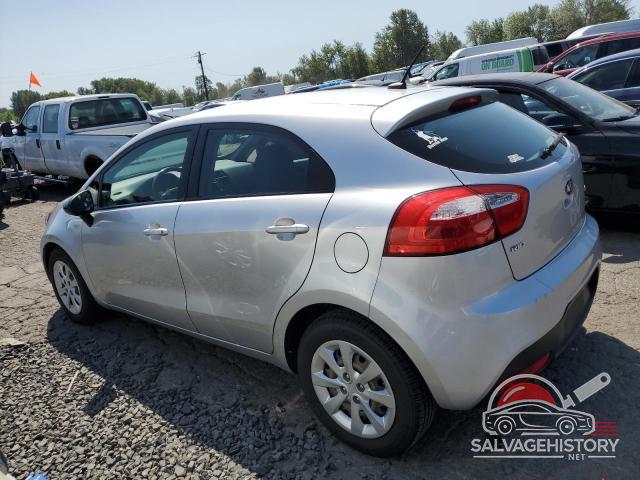 KNADM5A30D6192211 2013 KIA RIO photo no. 2