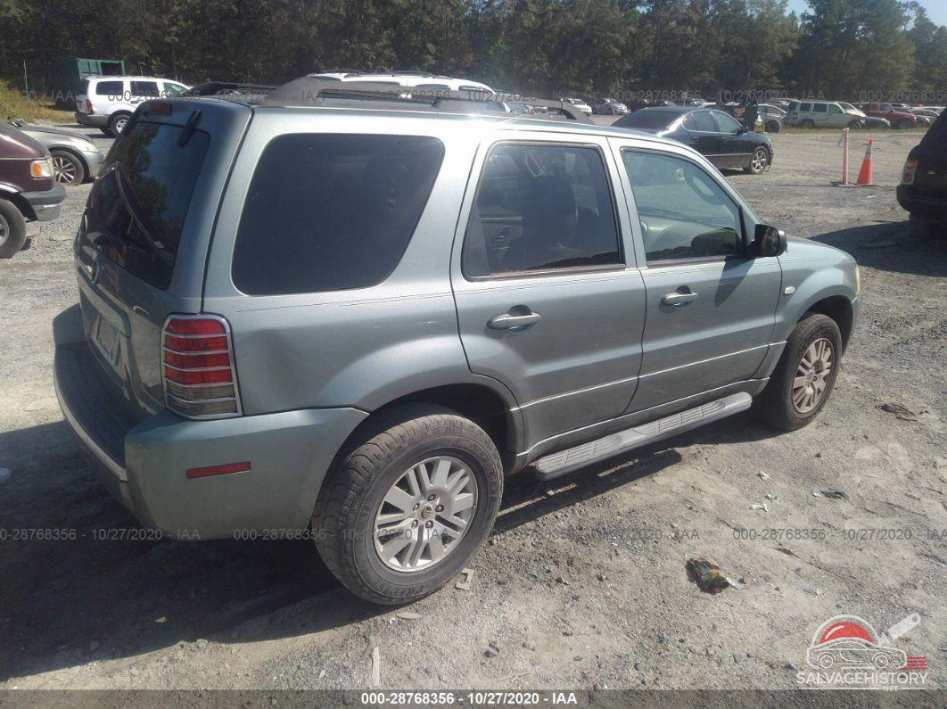 4M2YU56Z76DJ02501 2006 MERCURY MARINER photo no. 4