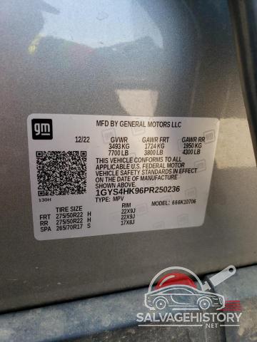 1GYS4HK96PR250236 2023 CADILLAC ESCALADE V photo no. 14