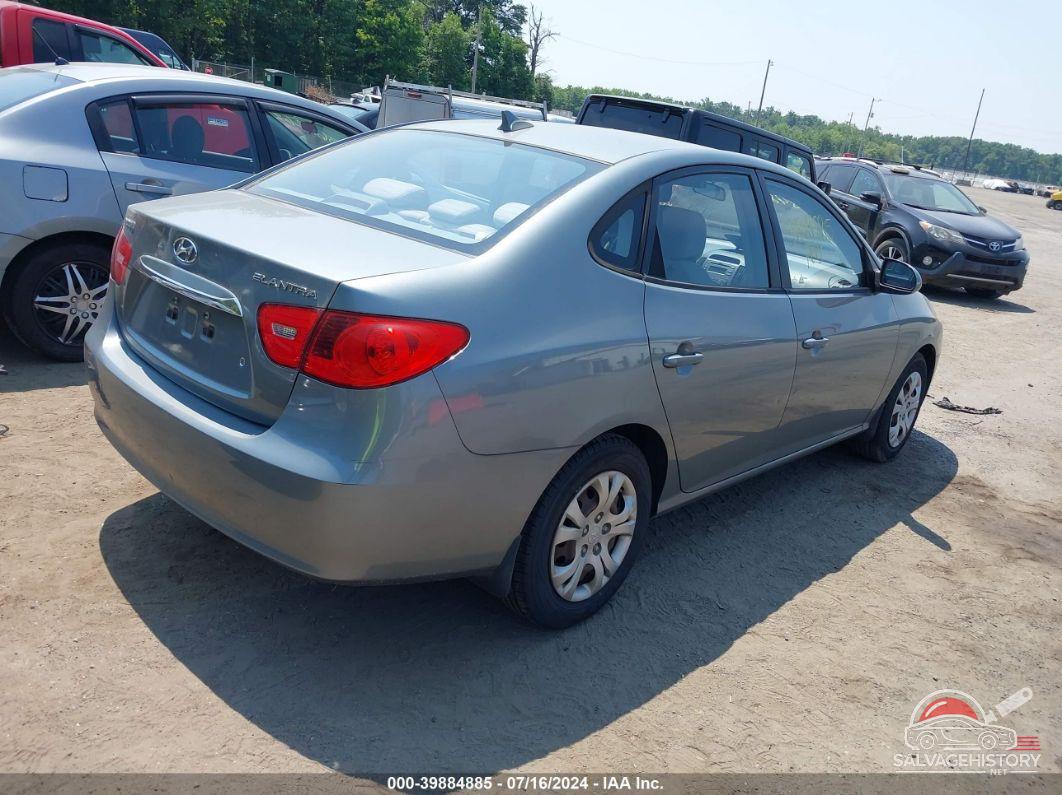 KMHDU4AD6AU868699 2010 HYUNDAI ELANTRA photo no. 4
