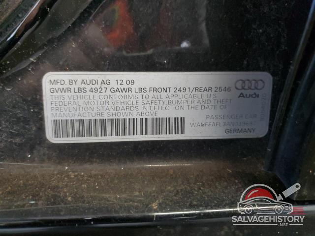 WAUFFAFL3AN039697 2010 AUDI A4 photo no. 12