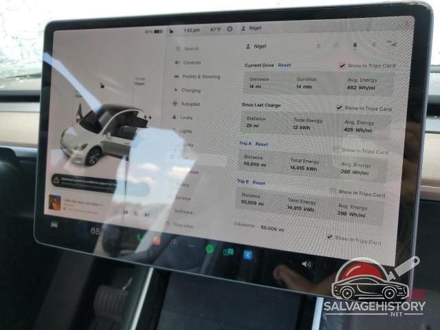 5YJYGDEEXLF044183 2020 TESLA MODEL Y photo no. 9
