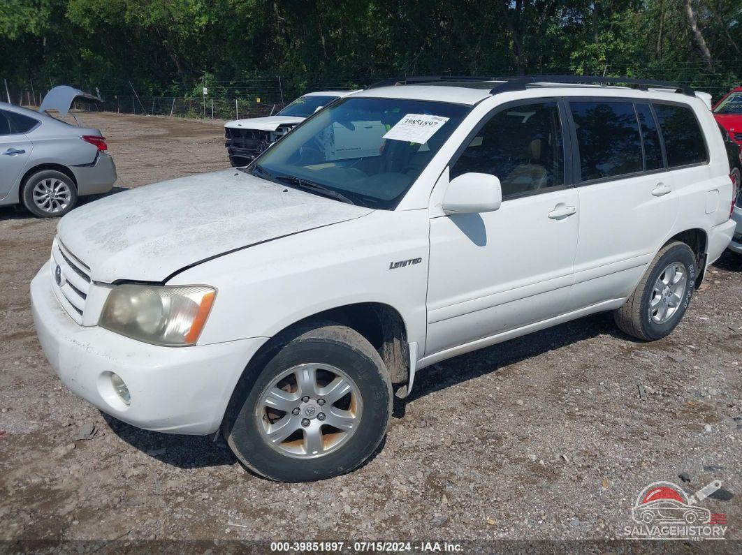 JTEHF21A320094460 2002 TOYOTA HIGHLANDER photo no. 2
