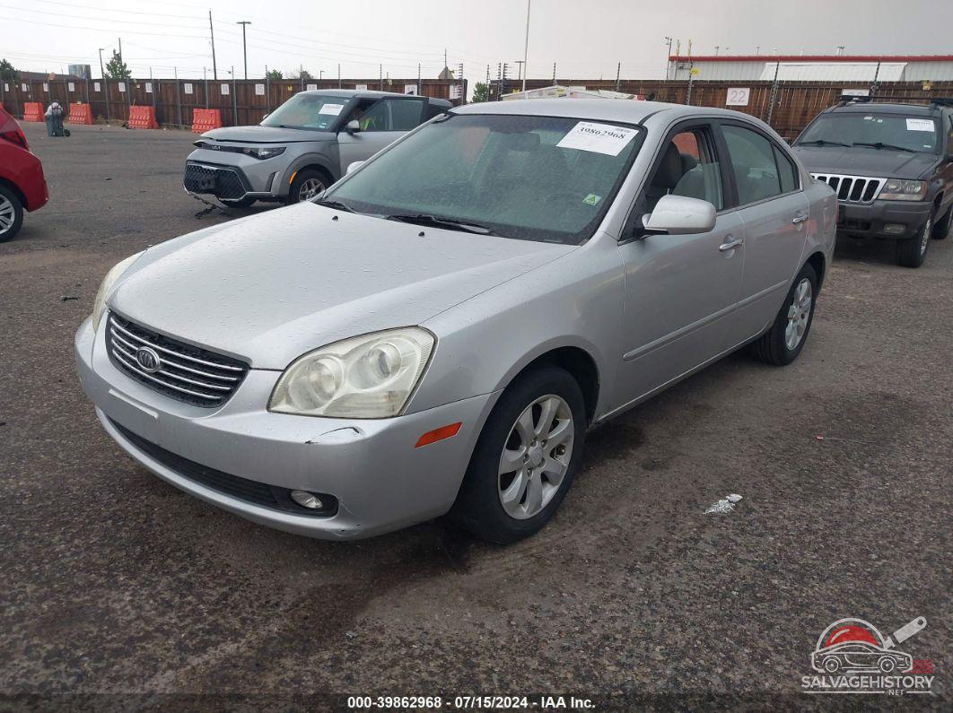 KNAGE123685228335 2008 KIA OPTIMA photo no. 2
