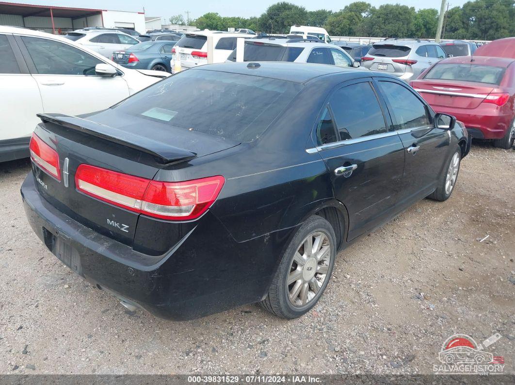 3LNHL2GC6AR609645 2010 LINCOLN MKZ photo no. 4