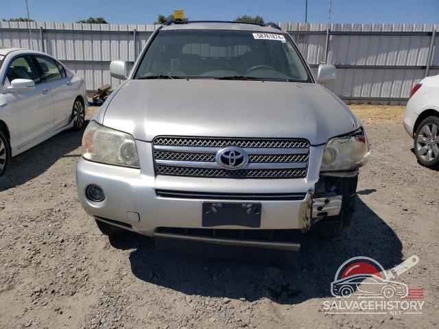 JTEDW21A270021635 2007 TOYOTA HIGHLANDER photo no. 5