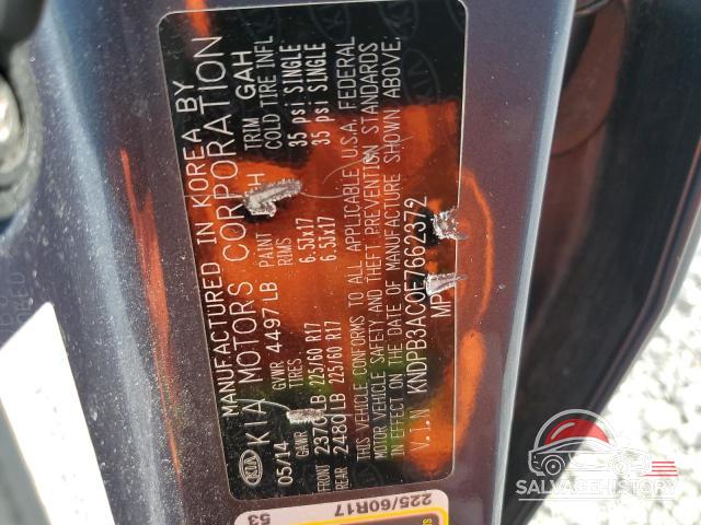KNDPB3AC0E7662372 2014 KIA SPORTAGE photo no. 14