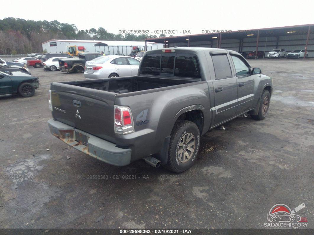 1Z7HT28K97S217531 2007 MITSUBISHI RAIDER photo no. 4