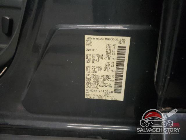 5N1AZ2MH5FN210218 2015 NISSAN MURANO photo no. 14