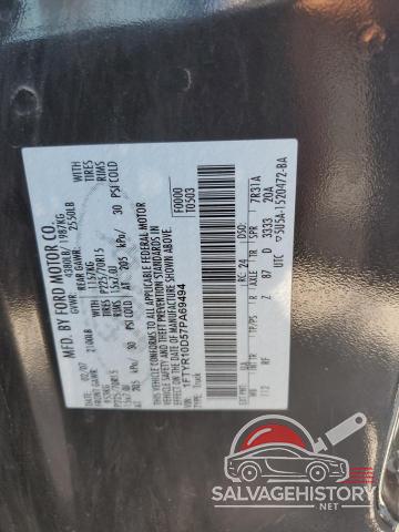 1FTYR10D57PA69494 2007 FORD RANGER photo no. 12