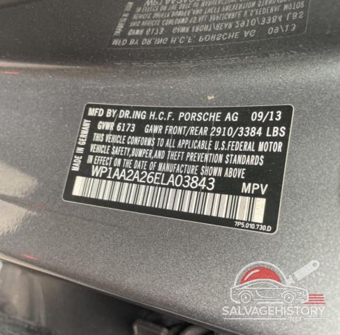 WP1AA2A26ELA03843 2014 PORSCHE CAYENNE photo no. 10