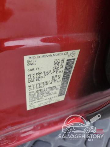 5N1AR1NN2CC634526 2012 NISSAN PATHFINDER photo no. 14