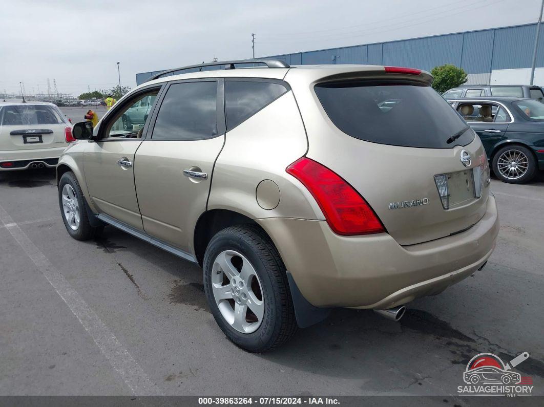 JN8AZ08W35W401778 2005 NISSAN MURANO photo no. 3