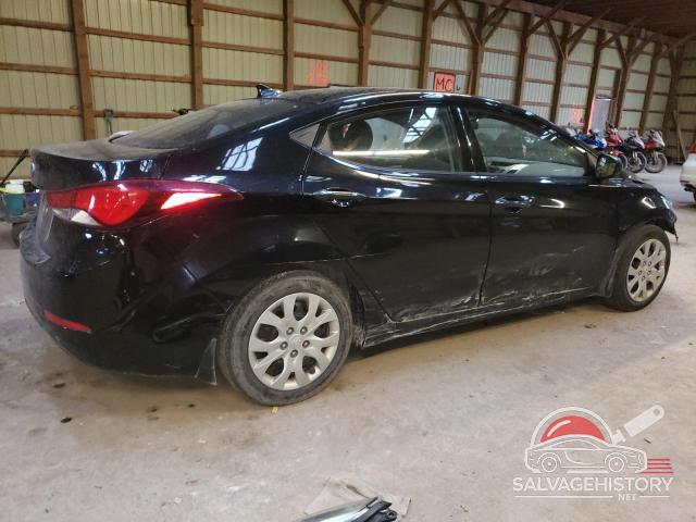 5NPDH4AE3EH507156 2014 HYUNDAI ELANTRA photo no. 3