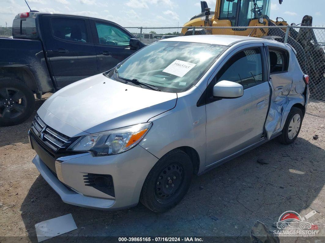 ML32AUHJ8MH013535 2021 MITSUBISHI MIRAGE photo no. 2