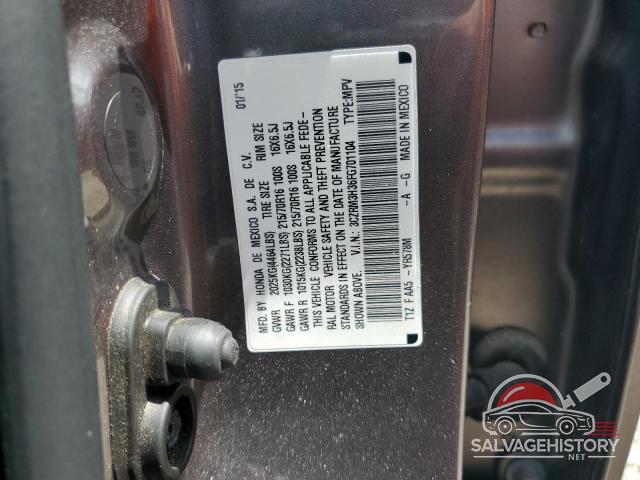 3CZRM3H36FG701104 2015 HONDA CRV photo no. 14