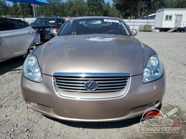 JTHFN48Y940053250 2004 LEXUS SC430 photo no. 5
